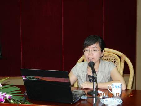 省水泥質檢站廣州站肖惠玉高工講授水泥企業(yè)產(chǎn)品質量對比驗證檢驗管理辦法